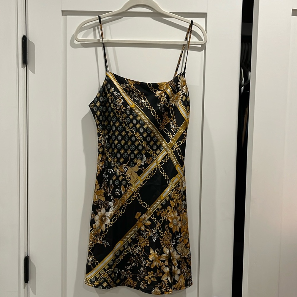 Princess Polly Flowers And Chains Mini Slip Dress
